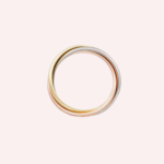 Pre-Owned Cartier Trinity Small Model Ring in White, Rose, and Yellow Gold - Image 2
