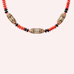 Pre-Owned Cartier Géométrie & Contrastes Coral Pavé Necklace in 18K Rose Gold with Diamonds, Onyx, and Black Lacquer - Image 4