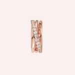 Pre-Owned Étincelle de Cartier Semi-Pavé Diamond Ring in 18K Rose Gold - Image 2