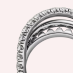 Pre-Owned Étincelle de Cartier Semi-Pavé Diamond Ring