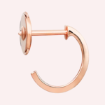 Pre-Owned Cartier LOVE Small Hoop Earrings in 18K Rose Gold - Image 2