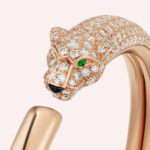 Pre-Owned Cartier Panthère de Cartier Bracelet, Small Model, Half-Pavé, Rose Gold - Image 4