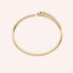 Pre-Owned Cartier Panthère de Cartier Bracelet, Small Model, Half-Pavé, Yellow Gold - Image 4