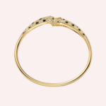 Pre-Owned Cartier Panthère de Cartier Bracelet, Small Model, Half-Pavé, Yellow Gold