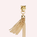 Pre-Owned Cartier Panthère de Cartier Bracelet on Chain, Diamonds, Yellow Gold - Image 4