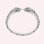 Pre-Owned Cartier Panthère de Cartier Articulated Bracelet, Full Pavé, White Gold - Image 2