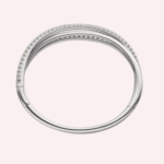 Pre-Owned Étincelle de Cartier Half-Pavé Diamond Bracelet in 18K White Gold - Image 4