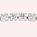 Pre-Owned Cartier Lignes Essentielles Diamond Bracelet in Platinum - Image 4