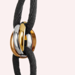 Pre-Owned Cartier Trinity Cord Bracelet in 18K White, Rose & Yellow Gold - Image 4