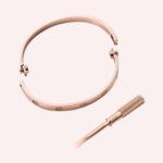 Pre-Owned Cartier LOVE Classic Model Bracelet in Rose Gold - Image 4
