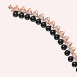 Pre-Owned Cartier Clash de Cartier Flexible Extra-Large Onyx & Diamond Bracelet in 18K Rose Gold - Image 4