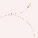 Pre-Owned Trinity Pendant Necklace with One Diamond, 18K White, Rose & Yellow Gold - Image 4