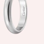 Pre-Owned Cartier 1895 Wedding Band in Platinum – 3.5 mm - Image 4