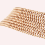 Pre-Owned Agrafe Necklace, Medium Model, Half-Paved, 18K Rose Gold - Image 4