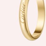 Pre-Owned Cartier C de Cartier Wedding Band in 18K Yellow Gold – 3 mm - Image 4
