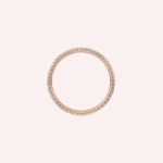 Pre-Owned Cartier Étincelle de Cartier Pavé Wedding Band in 18K Rose Gold with Diamonds – 1.52 mm - Image 2