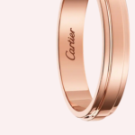 Pre-Owned Cartier d'Amour Wedding Band in 18K Rose Gold – 3.5 mm - Image 2