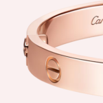 Pre-Owned Cartier LOVE Small Model Bracelet in Rose Gold with 6 Diamonds - Image 4