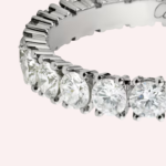 Pre-Owned Cartier Destinée Pavé Wedding Band in Platinum with Diamonds – 3.3 mm - Image 4