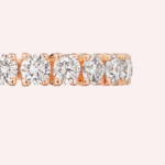 Pre-Owned Cartier Destinée Pavé Wedding Band in 18K Rose Gold with Diamonds – 3.27 mm - Image 4
