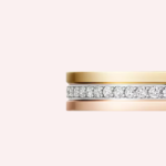 Pre-Owned Cartier Vendôme Louis Cartier Pavé Wedding Band in 18K Gold with Diamonds – 3.5 mm - Image 4