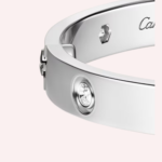 Pre-Owned Cartier LOVE Bracelet, Classic Model, 10 Diamonds, White Gold - Image 4