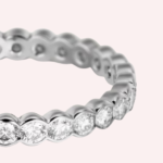 Pre-Owned Cartier Broderie de Cartier Wedding Band in 18K White Gold with Diamonds – 2.7 mm - Image 4