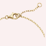 Pre-Owned Cartier LOVE Bracelet on Chain, Pavé Diamonds, Yellow Gold - Image 4