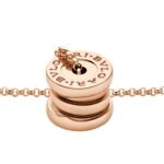 Pre-Owned Bvlgari B.zero1 18K Rose Gold Mini Pendant Necklace - Image 3