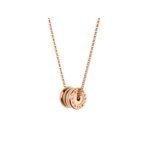Pre-Owned Bvlgari B.zero1 18K Rose Gold Mini Pendant Necklace
