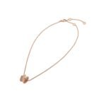 Pre-Owned Bvlgari B.zero1 18K Rose Gold Pavé Diamond Necklace - Image 3