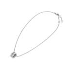 Pre-Owned Bvlgari B.zero1 18K White Gold Demi-Pavé Diamond Necklace - Image 3