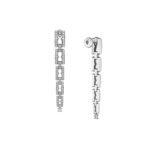 Pre-Owned Bvlgari B.zero1 18K White Gold Earrings with Pavé Diamonds - Image 3