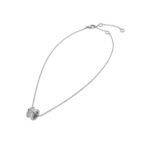 Pre-Owned Bvlgari B.zero1 18K White Gold Pavé Diamond Necklace - Image 3