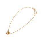 Pre-Owned Bvlgari B.zero1 18K Yellow Gold Demi-Pavé Diamond Necklace - Image 2