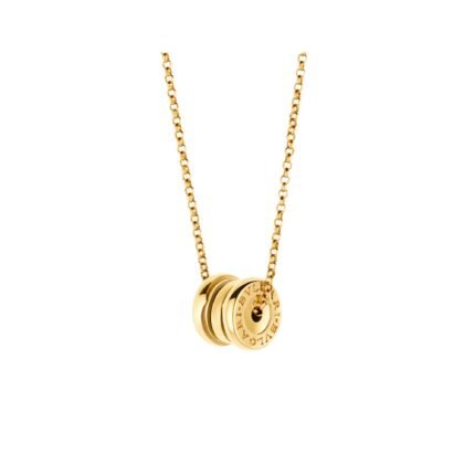 Pre-Owned Bvlgari B.zero1 18K Yellow Gold Mini Pendant Necklace