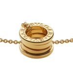 Pre-Owned Bvlgari B.zero1 18K Yellow Gold Small Round Pendant Necklace - Image 2
