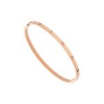 Pre-Owned Bvlgari B.zero1 Essential 18K Rose Gold Bangle Bracelet - Image 2