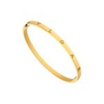 Pre-Owned Bvlgari B.zero1 Essential 18K Yellow Gold Bangle Bracelet