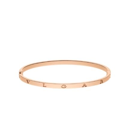 Pre-Owned Bvlgari B.zero1 Essential 18K Rose Gold Bangle Bracelet