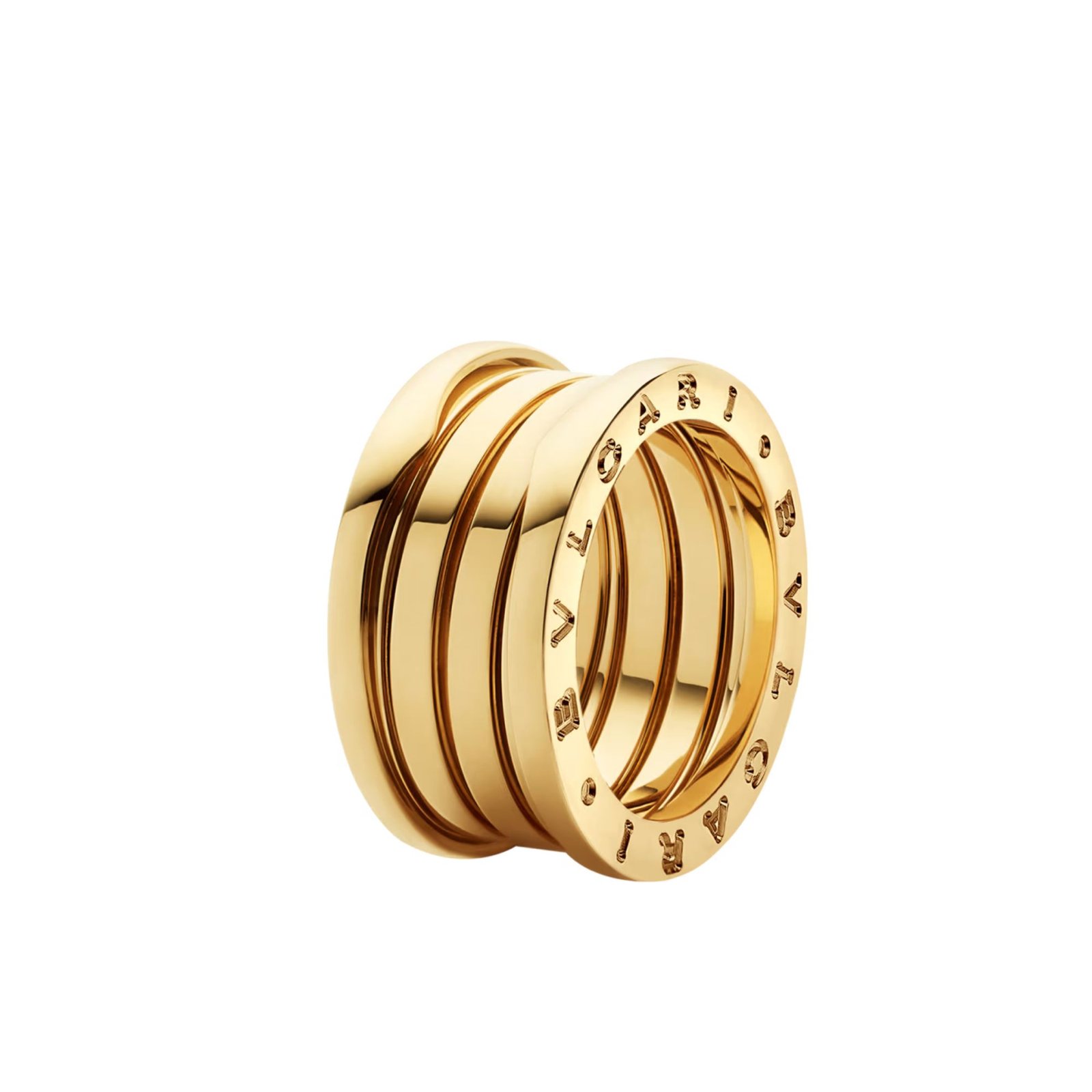 Pre-Owned Bvlgari B.zero1 Four-Band Ring in 18K Yellow Gold Pre-Owned Bvlgari B.zero1 Four-Band Ring in 18K Yellow Gold