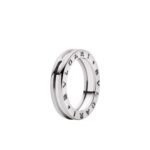 Pre-Owned Bvlgari B.zero1 One-Band Ring in 18K White Gold