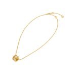 Pre-Owned Bvlgari B.zero1 Rock 18K Yellow Gold Pavé Diamond Necklace - Image 2