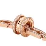 Pre-Owned Bvlgari B.zero1 Rock Chain 18K Rose Gold Pavé Diamond Necklace - Image 3