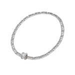 Pre-Owned Bvlgari B.zero1 Rock Chain 18K White Gold Pavé Diamond Necklace