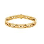 Pre-Owned Bvlgari B.zero1 Rock Chain 18K Yellow Gold Soft Bracelet