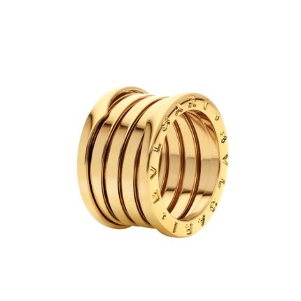 Pre-Owned Bvlgari B.zero1 XXth Anniversary Five-Band Ring in 18K Yellow Gold
