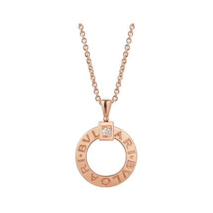 Pre-Owned Bvlgari Bvlgari 18K Rose Gold Diamond Necklace