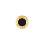 Pre-Owned Bvlgari Bvlgari 18K Yellow Gold Single Stud Earring with Onyx Insert