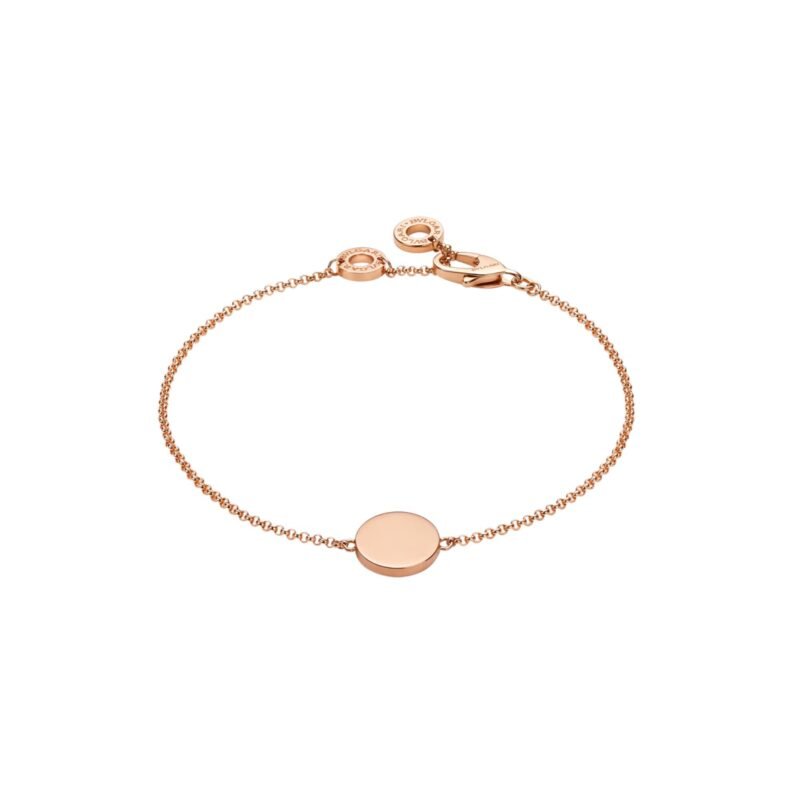 Pre-Owned Bvlgari Bvlgari Engravable 18K Rose Gold Mother-of-Pearl Bracelet